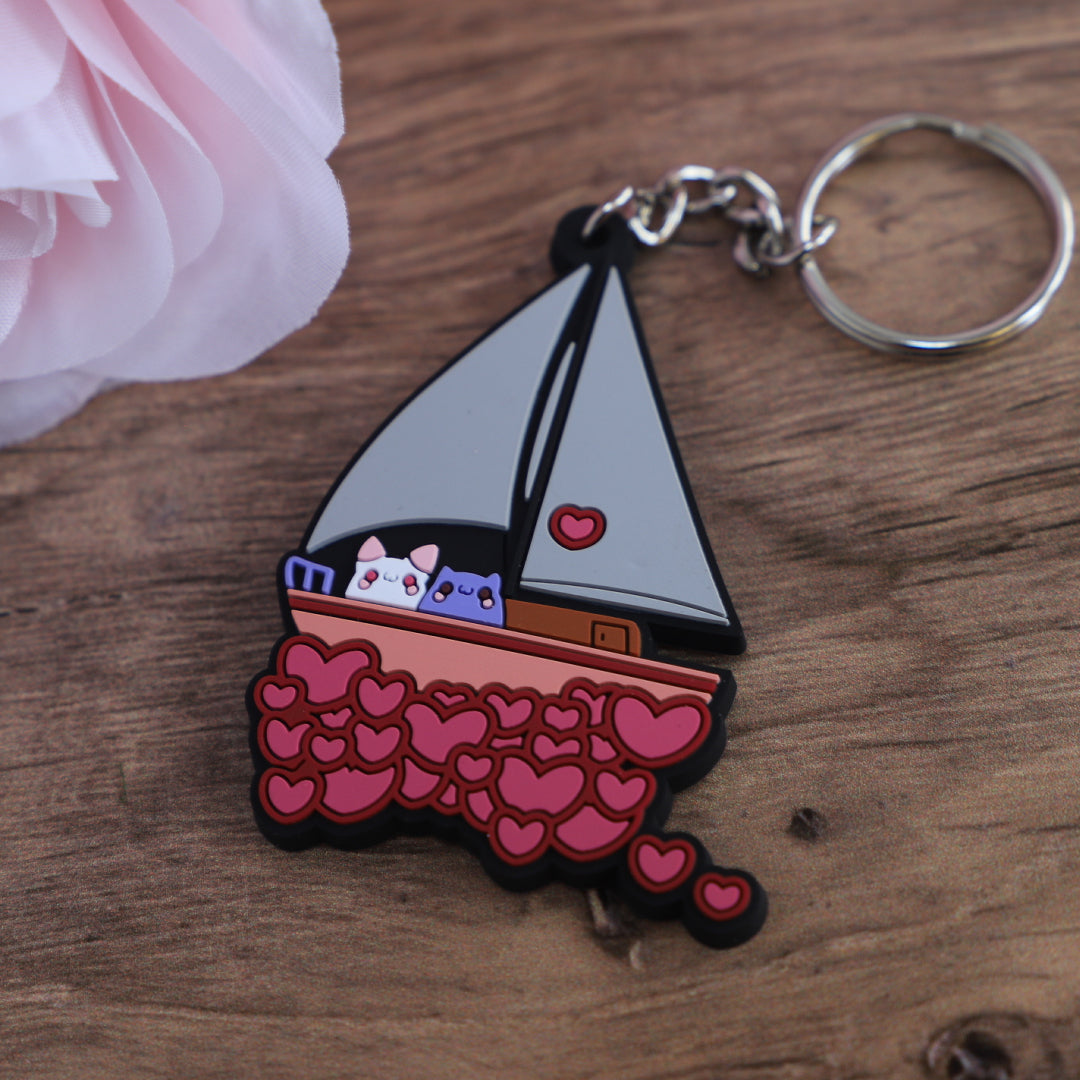 Loveboat PVC Keychain