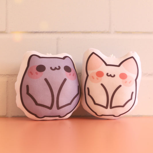 Batty and Breezy Pillow Keychains