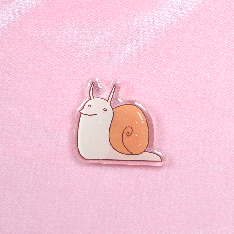 Snail Guy Acrylic Pin